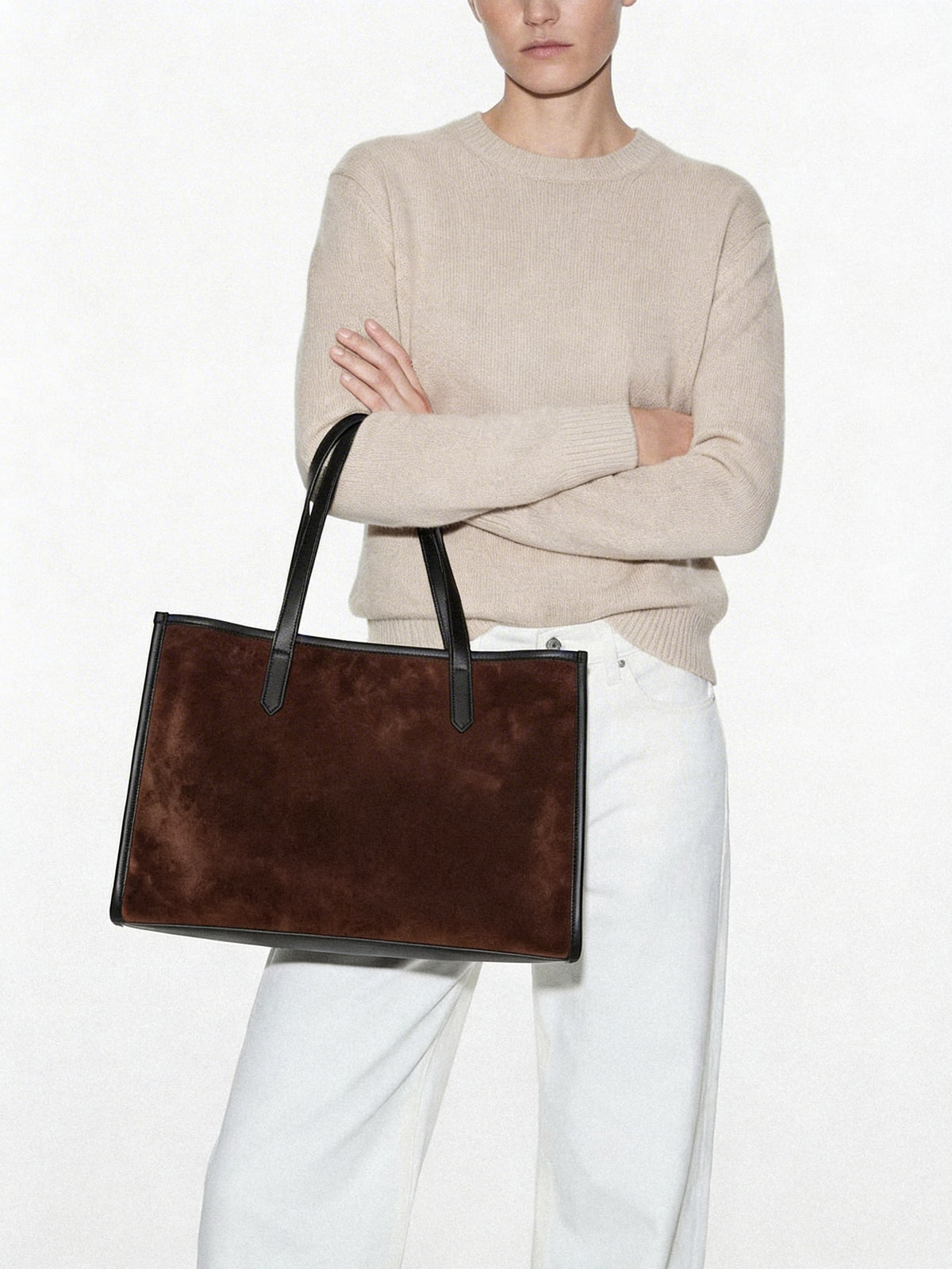 Structured Leather Tote