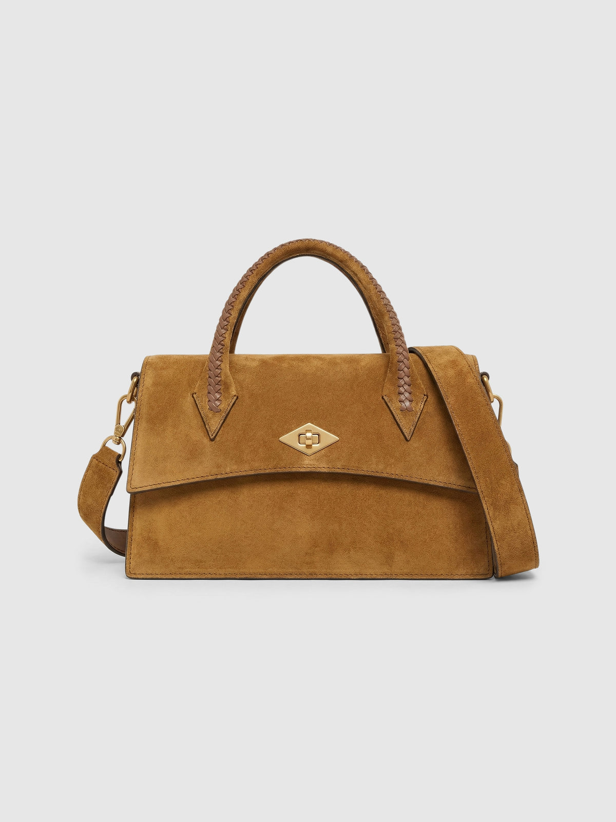 Suede Mini Satchel
