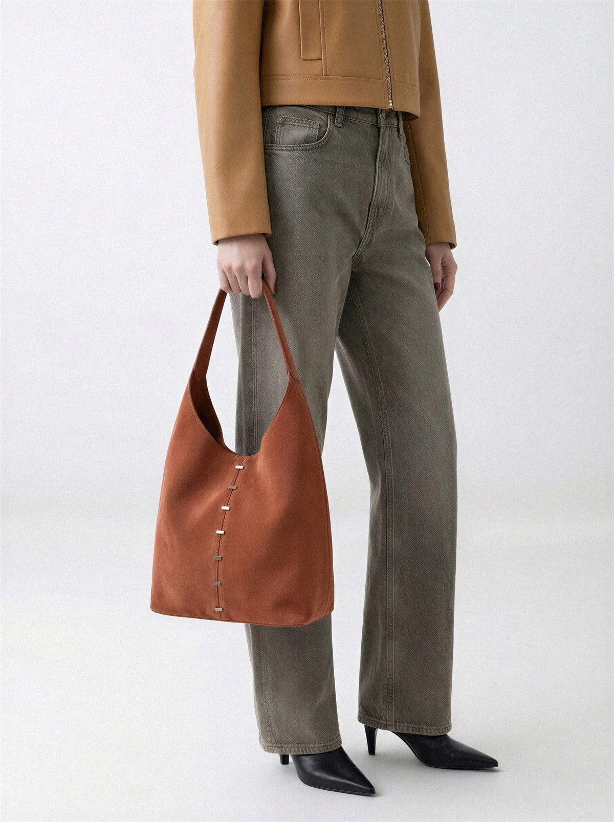 Curved Shoulder Bag