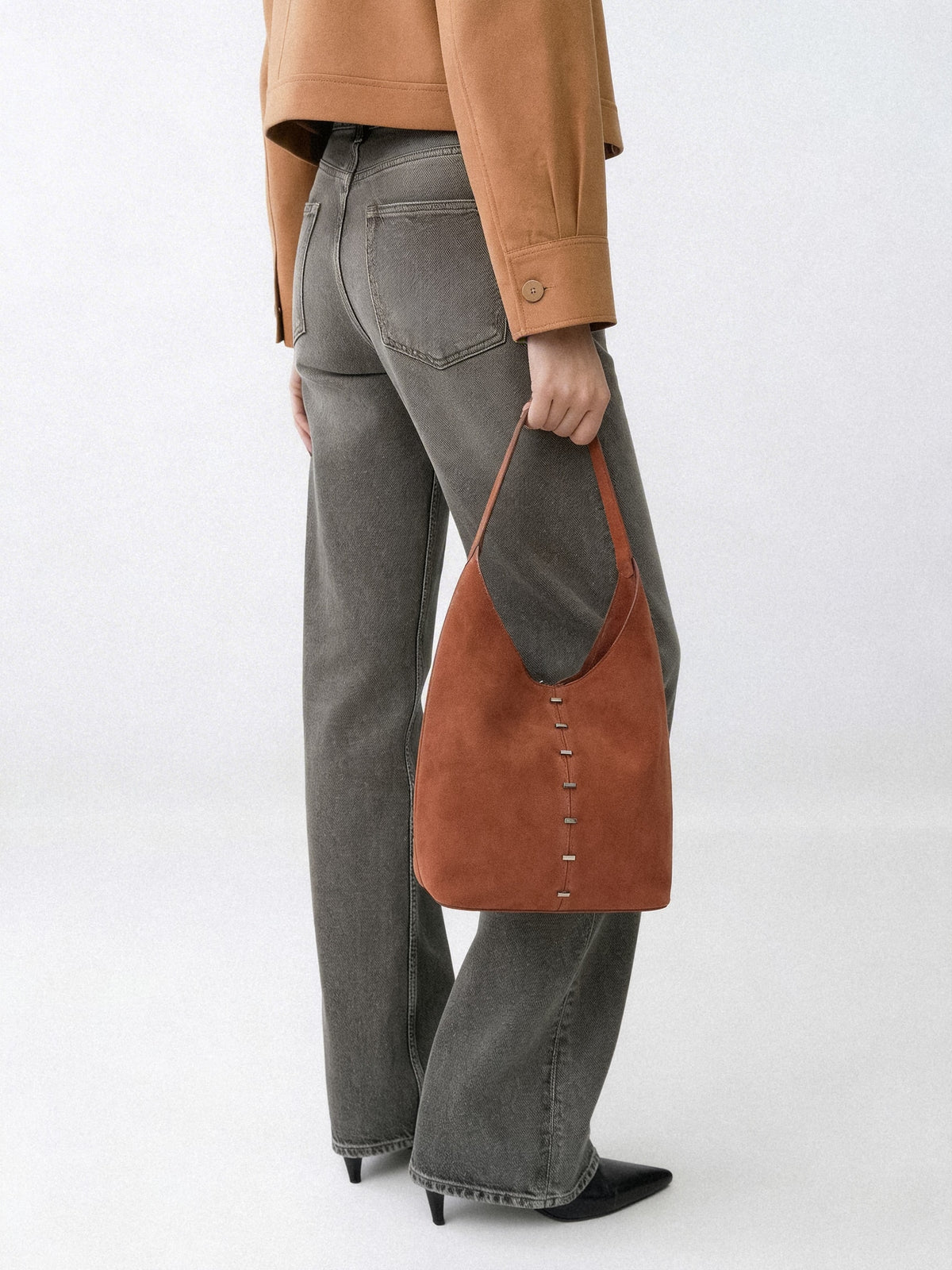 Curved Shoulder Bag
