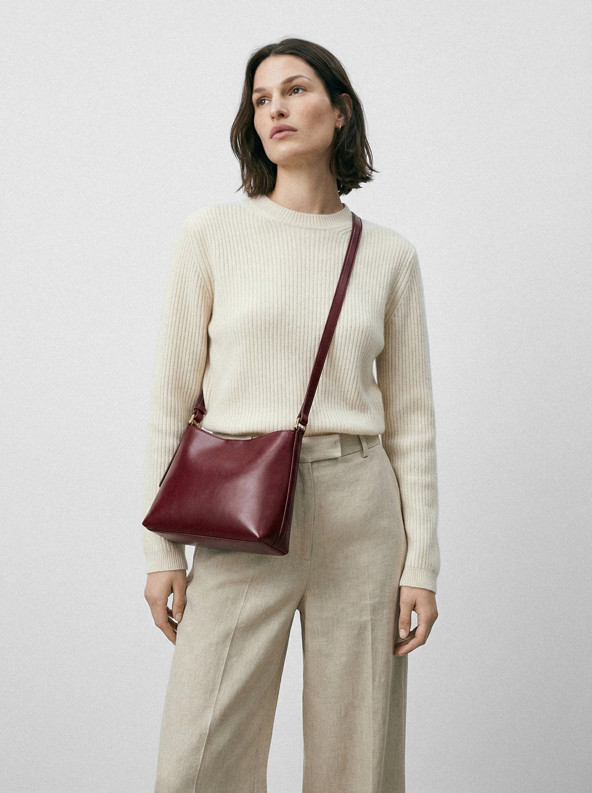 Structured Crossbody Bag