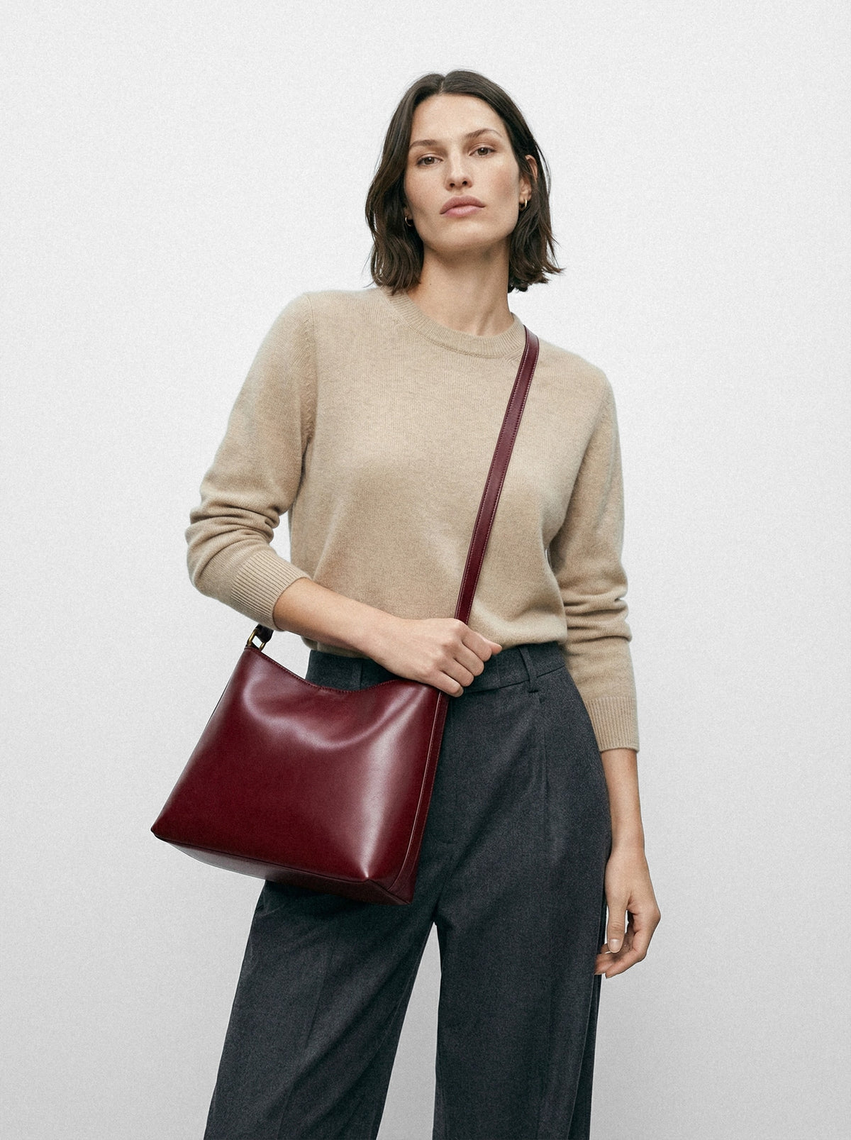 Structured Crossbody Bag